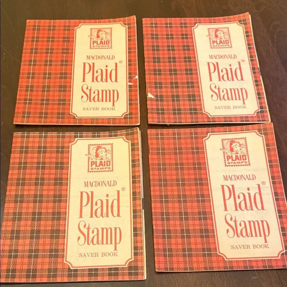 MacDonald Plaid Stamp Saver Books